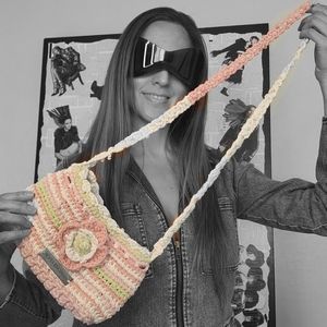 Crochet Bag-Upcycled